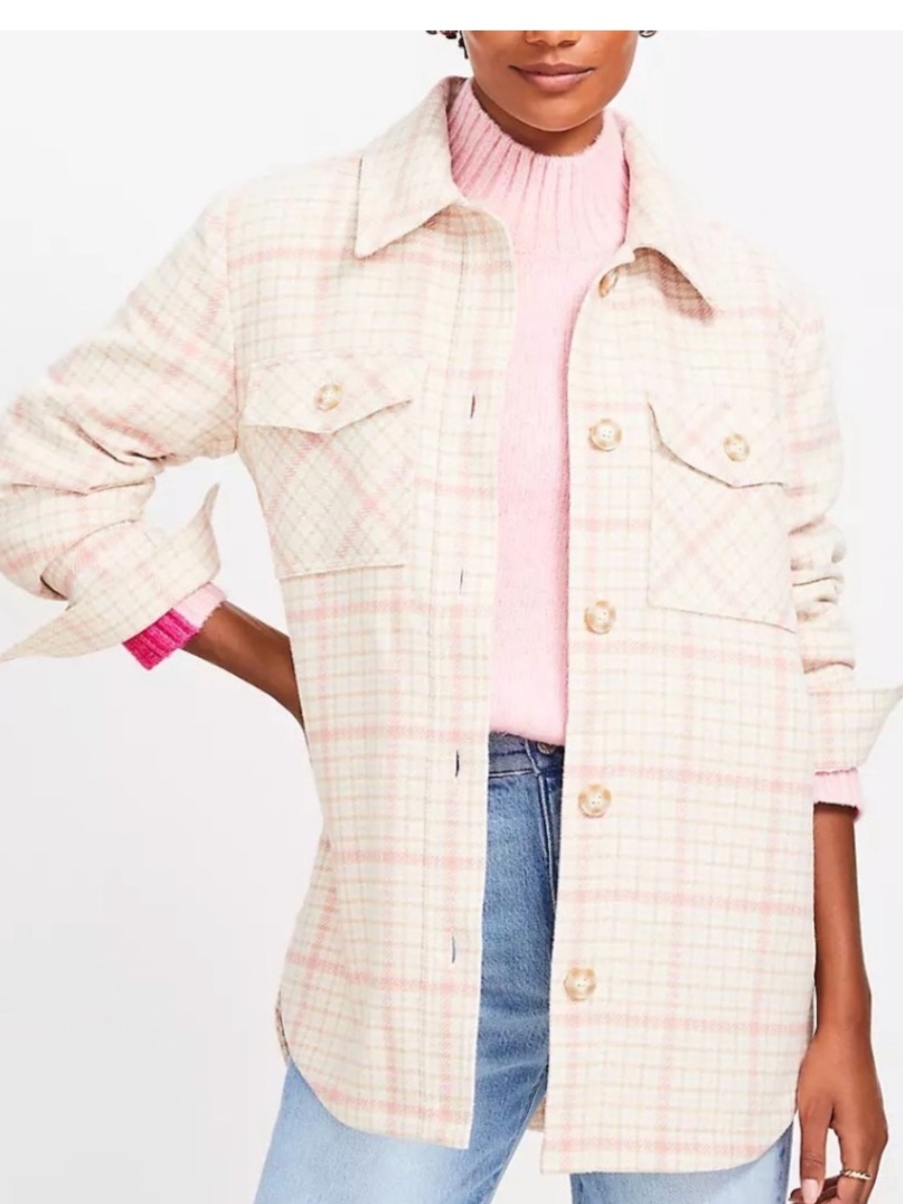 Gorgeous LOFT Flannel Jacket
